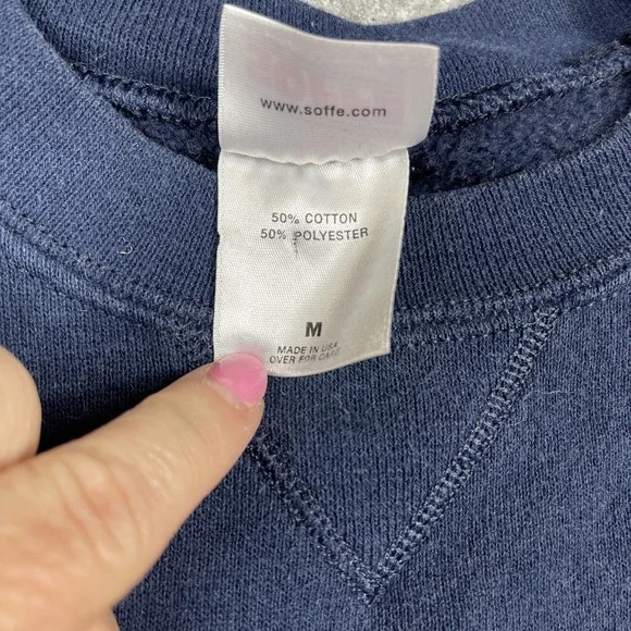 Vintage Soffe United States Navy Sweatshirt Mens Medium Military Crewneck USA - Picture 7 of 9